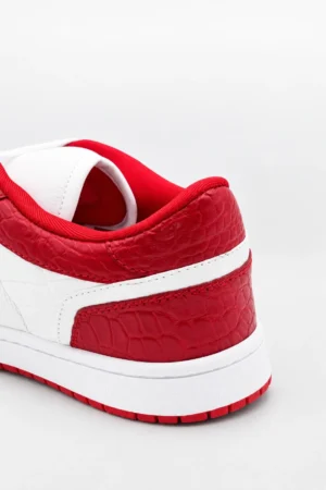 Red/White Crocodile AFW Sneaker