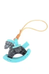 Blue Hobbyhorse Keychain