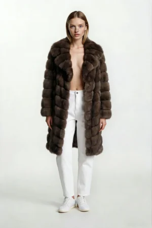 Elegant Natural Sable Coat