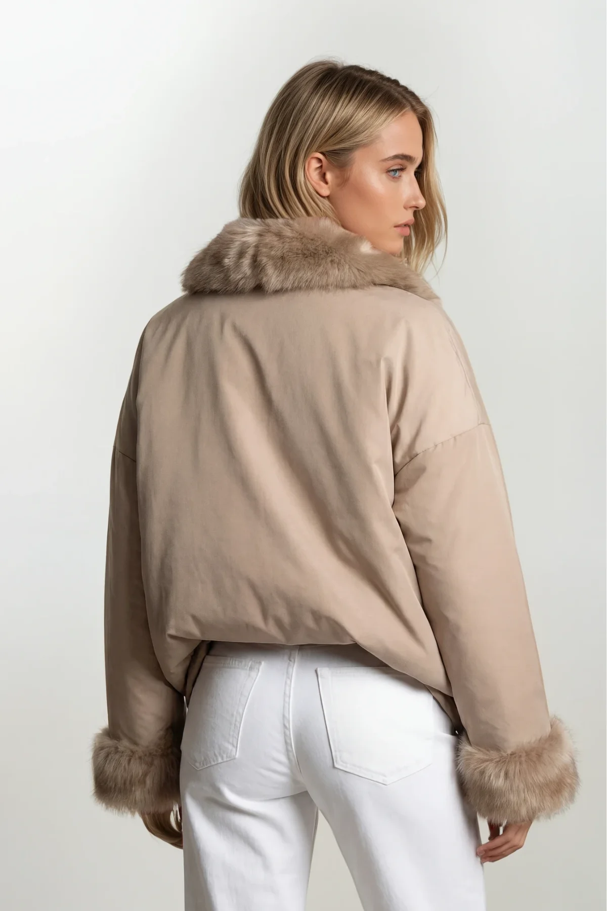 Casual Reversible Sable Jacket - Image 7