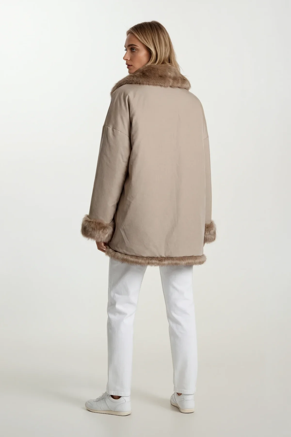 Casual Reversible Sable Jacket - Image 6