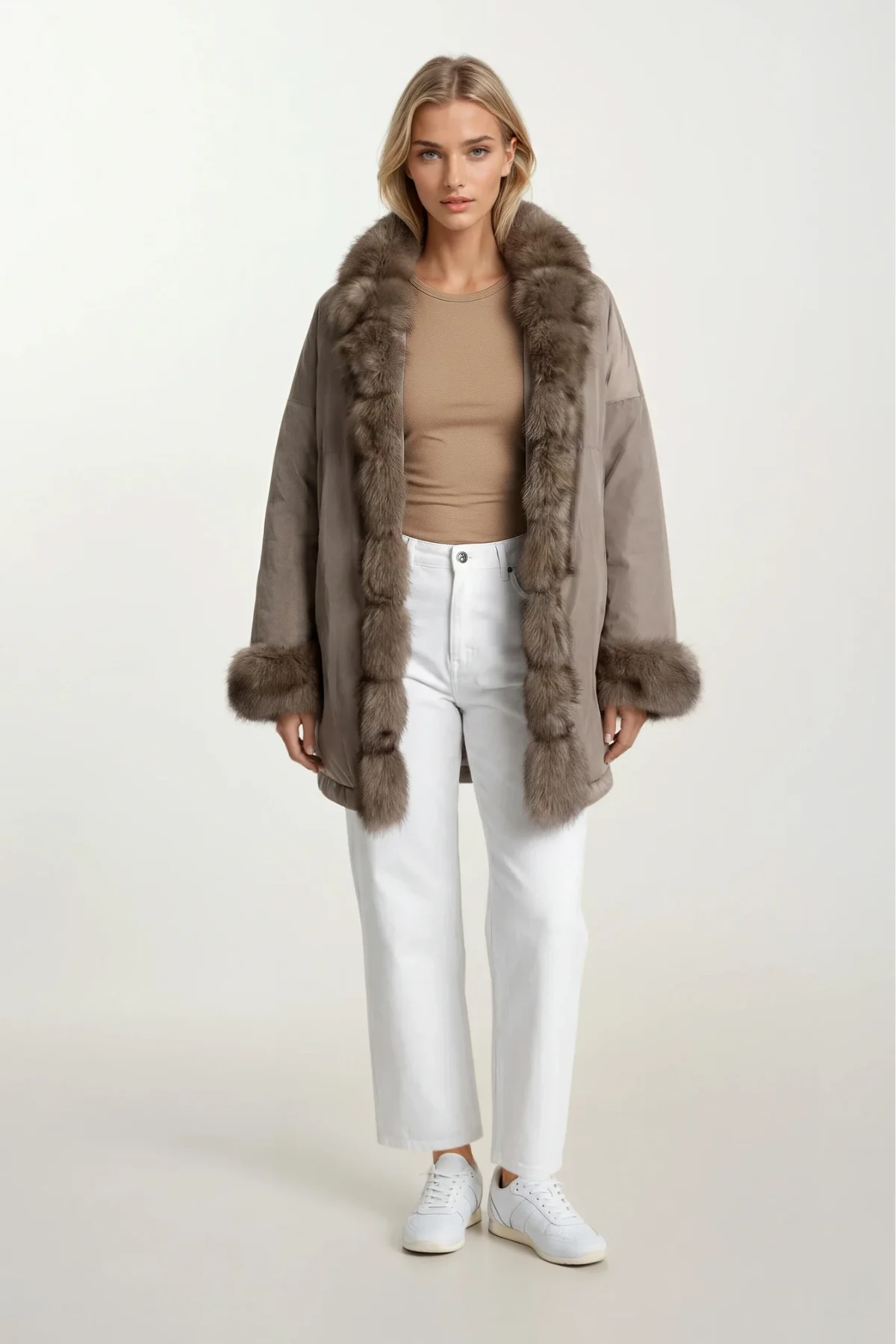 Casual Reversible Sable Jacket - Image 5