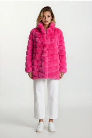 Electric Pink Sable Jacket