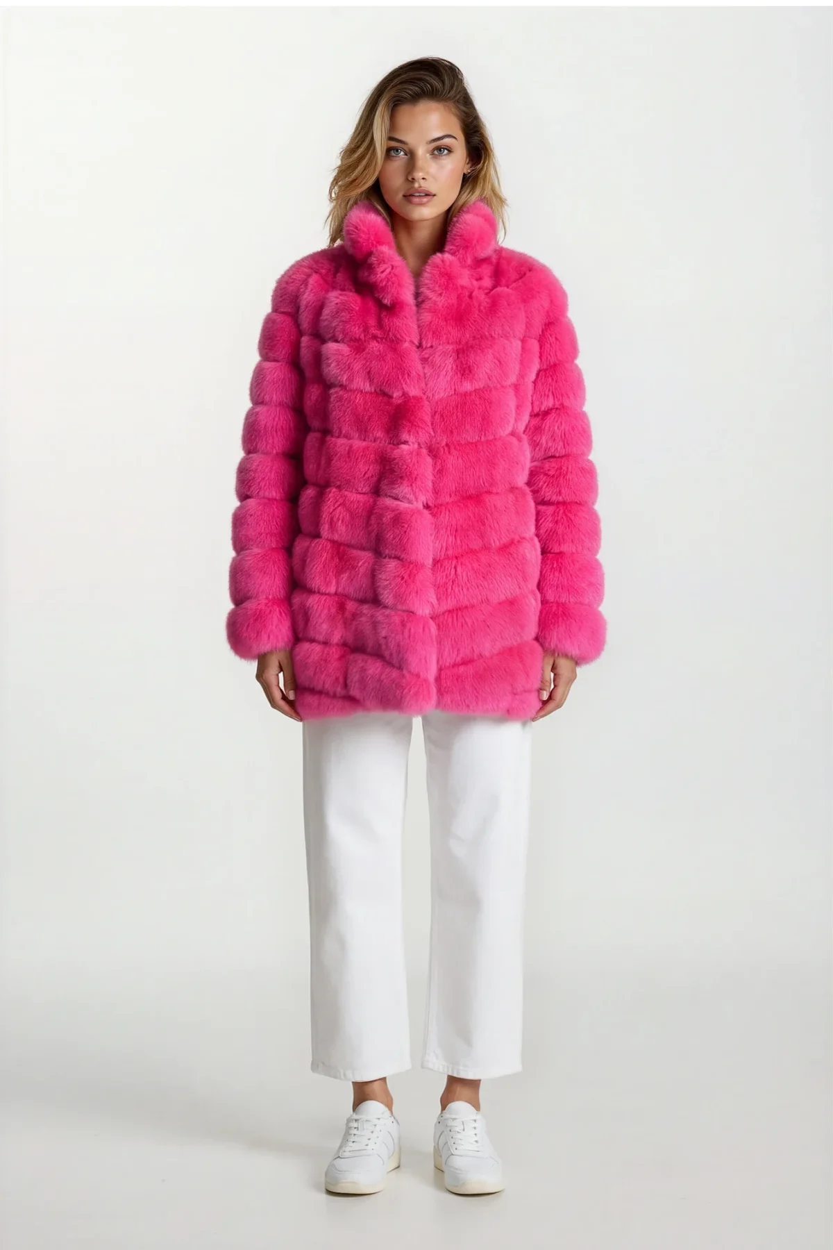 Electric Pink Sable Jacket