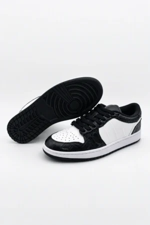 Black/White Crocodile AFW Sneaker
