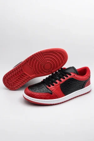 Red/Black Crocodile AFW Sneaker